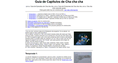 Desktop Screenshot of cha-cha-cha.com.ar